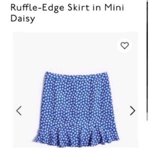 NWT MADEWELL RUFFLE EDGE SKIRT IN MINI DAISY
